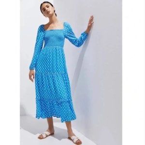 Anthropologie Dolan Left Coast Laney Polka Dot Maxi Dress, Size S